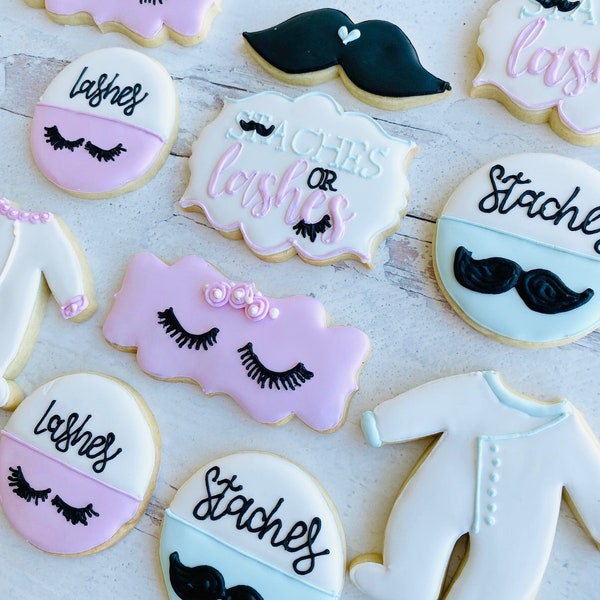 Gender Reveal Cookie Etsy