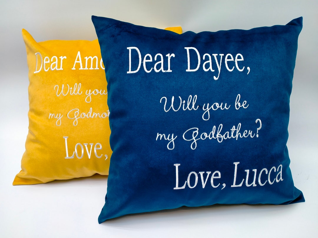 Personalized Name Pillows Monogram Wedding Gift Engagement Etsy