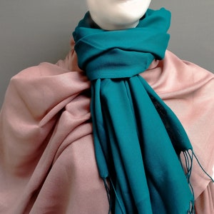 Pashminas pour écharpe de mariage, châle de demoiselle d'honneur, cadeaux d'invités, shower de mariage, proposition de demoiselle d'honneur, écharpe pashmina personnalisée, cadeaux de mariage image 12