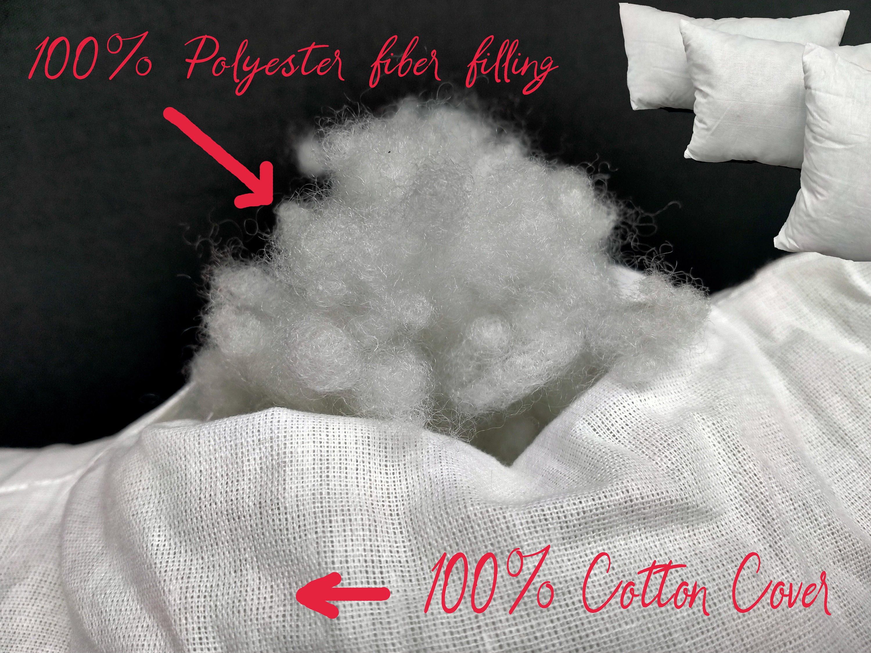 Down Alternative Pillow Insert Pillow Sham Feather Pillow Etsy