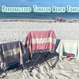 Personalized Turkish Beach Towel, Bachelorette Party Gift, Wedding Favors, Personalized gifts, Bridesmaid gift, Beach Decor, Wedding Gifts
