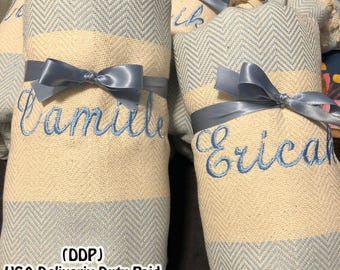 Personalized Beach Towel, Bachelorette Party Favor, Beach Gift, Home Decor, Personalized Gift, Gift For Her, Bridesmaid Gifts, Wedding Gift
