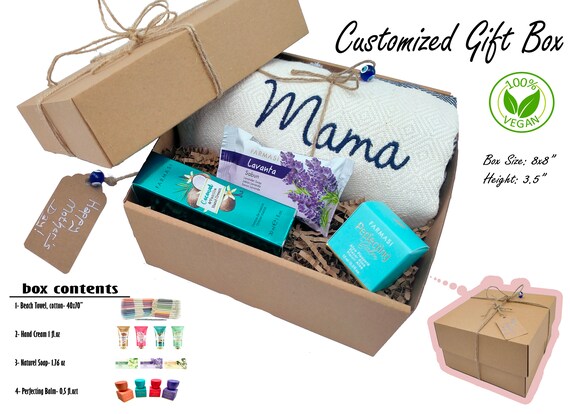 Personalize Beach Towel Gift Box Christmas Gift Bridesmaid Gift Box Bachelorette Party Favor Gift Box for Her Self Care Kit Gift Box Etsy Ireland