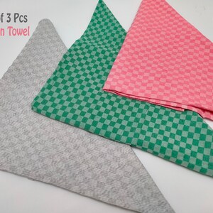 Set of 3 Pcs Towel Set, Dish Towel Set, Tea Towel Set, Kitchen Towel, Turkish Hand Towel, Gift for mommy, Napkin Towel, Housewarming Gift, 4