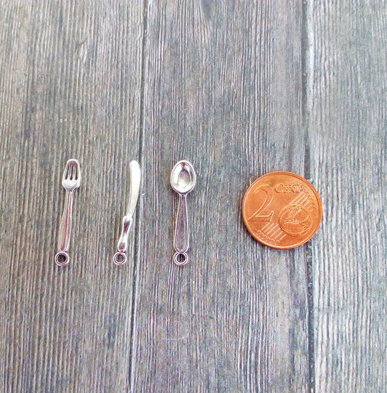 Bulk Silver Spoon Charms 25mm Spoon Pendant Etsy