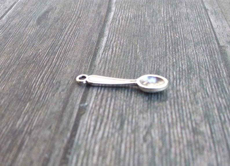 Bulk Silver Spoon Charms, 25mm Spoon Pendant, 30pcs Etsy