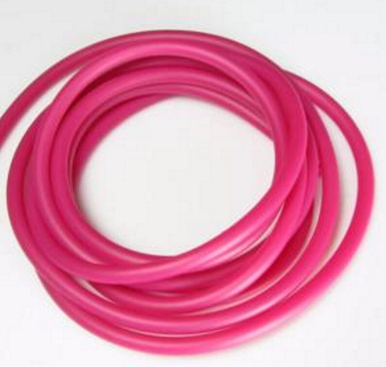 Flexible Rubber Cord 2mm Pink Silicone Cord for Jewelry Etsy Canada