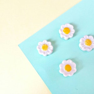 Flower Ceramic Beads, Daisy Flower Beads For Bracelet