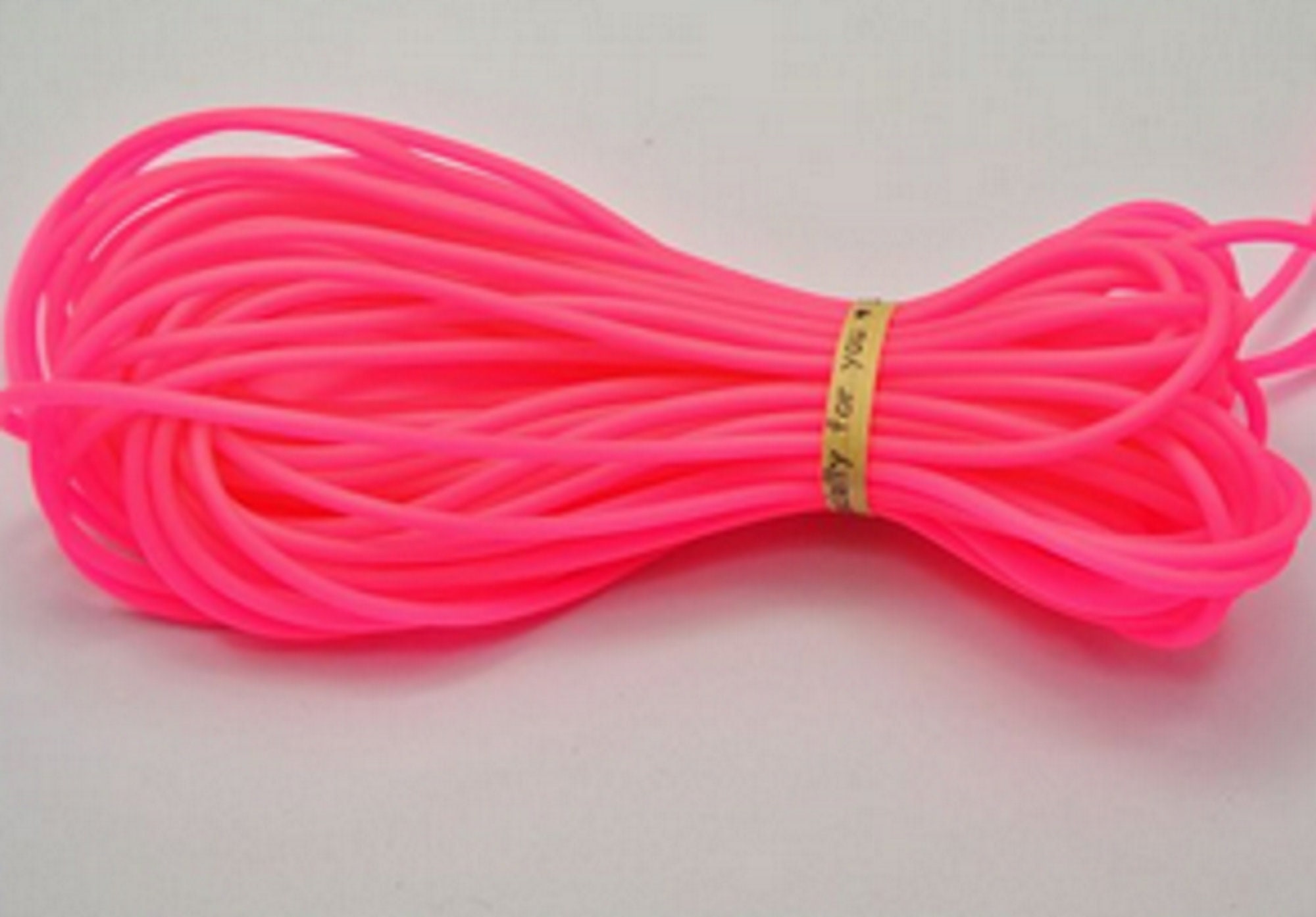 Flexible Rubber Cord 2mm Pink Silicone Cord For Jewelry Etsy