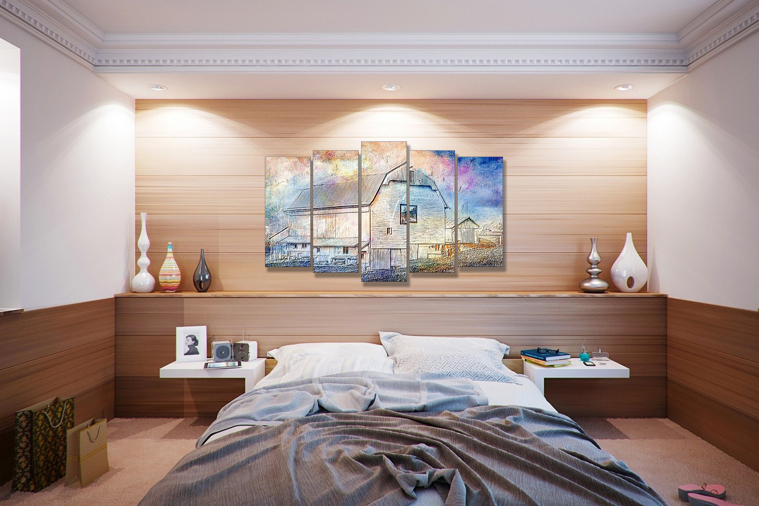 Artistic Farmhouse Wall Art Decor Landscape Photography Print | Etsy