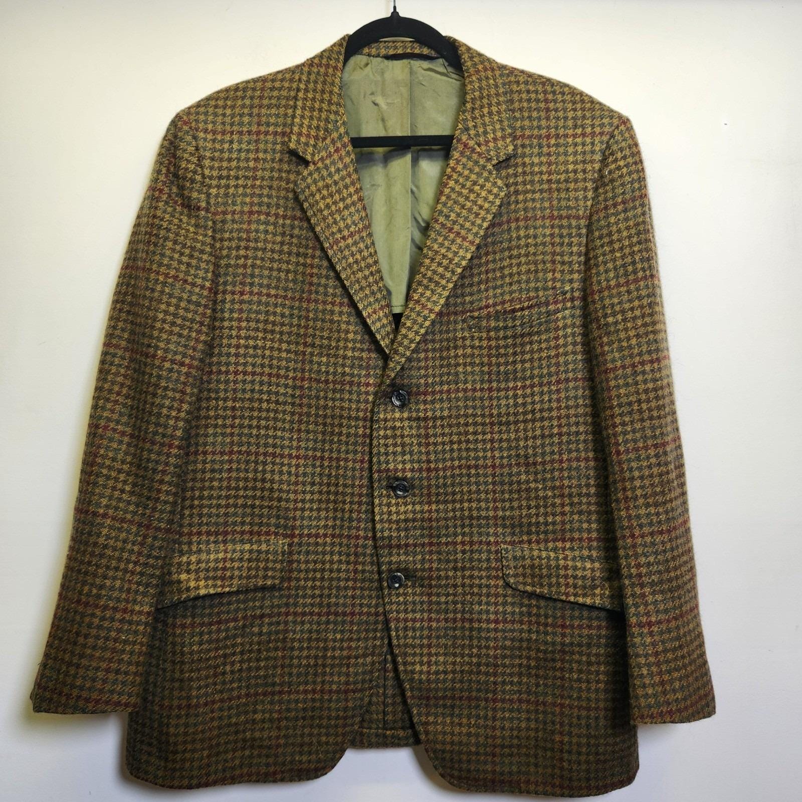 Tweed Jacket 44r Vintage - Etsy