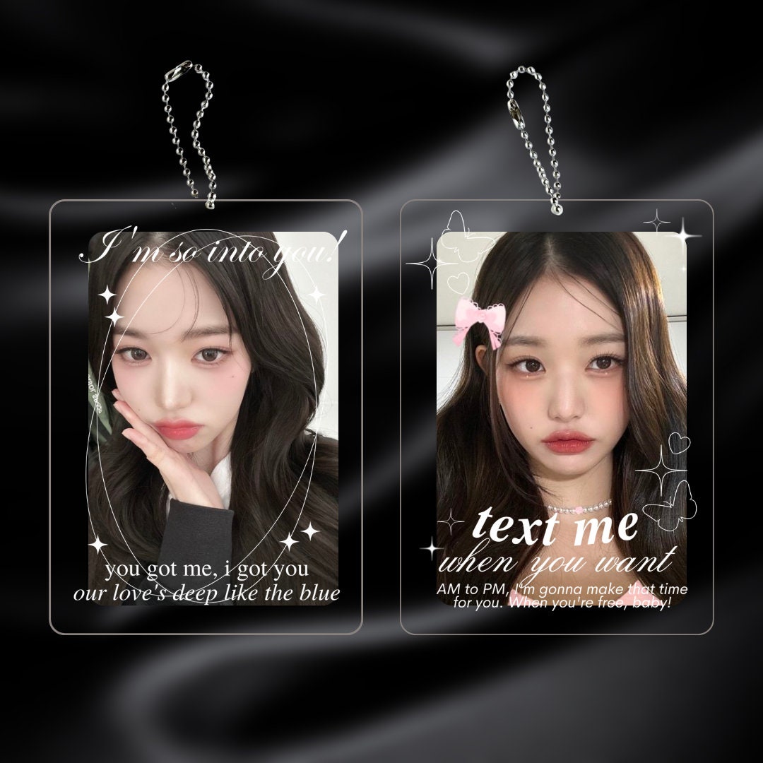 とこちゃん⚠️リトグラフ：テッド・タナベ2点おまとめ　確認事項⚠️ Text Me - Double-sided Kpop Photocard Holder Keychain | Kpop