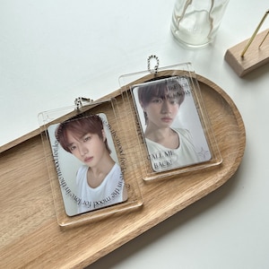 Ghost Kitty Kpop Photocard Holder Keychain, Korean Photo Frame, Cute Gift,  Photocard Accessories, Kawaii Stationery, Kpop Keychain