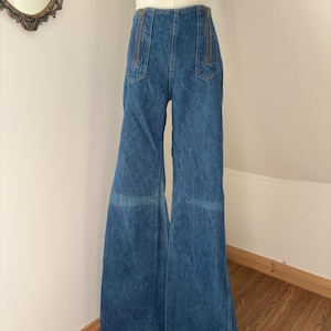 1970s Double Zip Bellbottom Flares