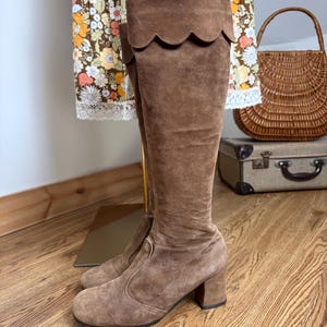 Botas Gogo de ante de los años 60