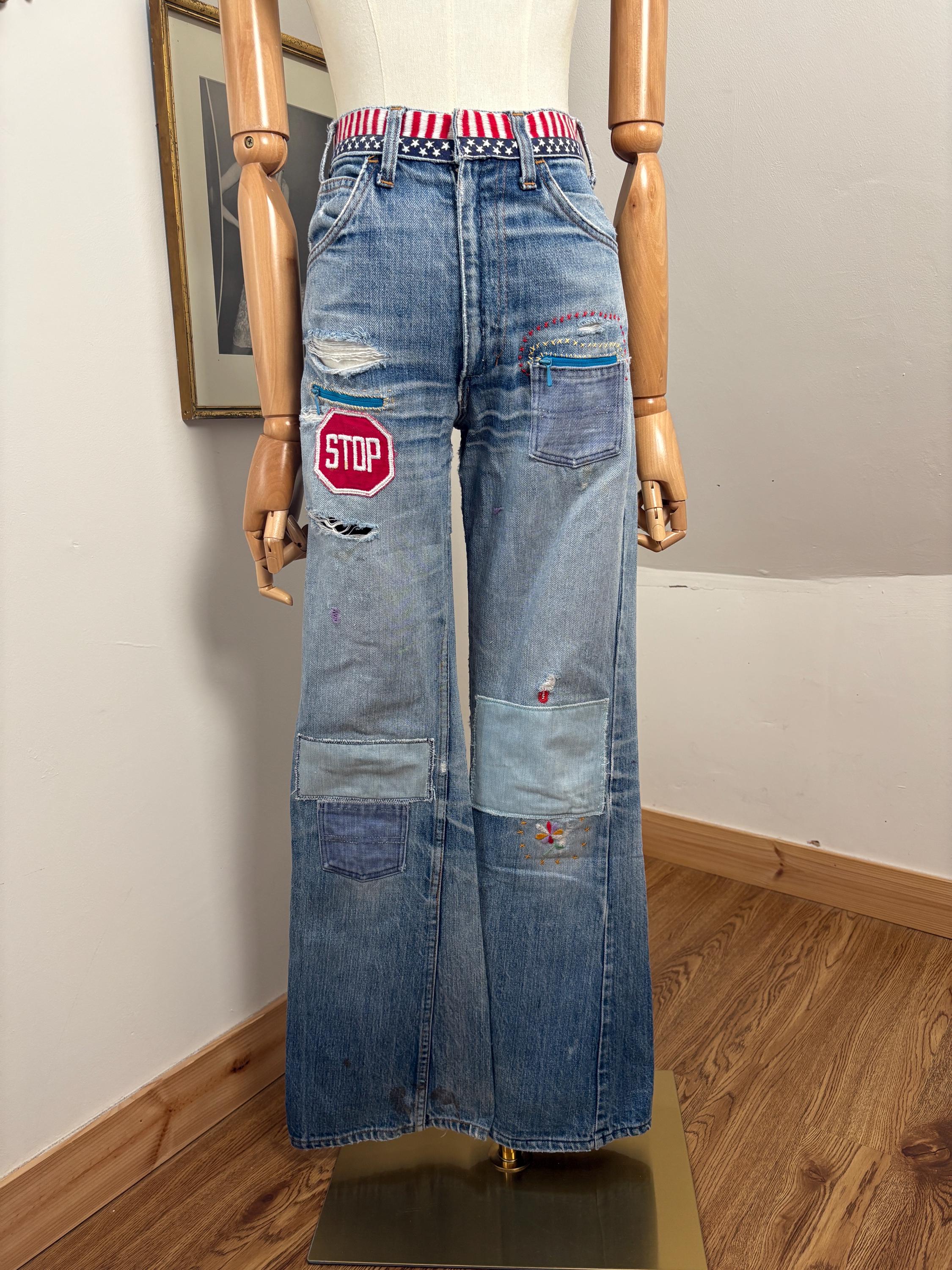 60s 70s Denim Sets - 60s 70s 80s vintage denim pt 5本 国産 逆輸入 Etsy