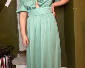 70s Radley , Ossie Clark Style Dress