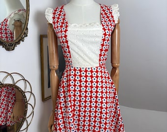 1970年代のコットンミニドレス