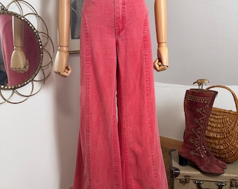 1970s Pink Bellbottoms