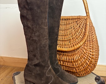 Botas Gogo de ante de los años 60