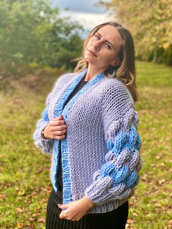 Big chunky cardigan deals
