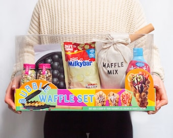 Bubble Waffle Gift Set | DIY Stacked Waffles | Kids food crafts, Birthday ideas, Gift for Foodie, Waffle Maker BBD 03.24