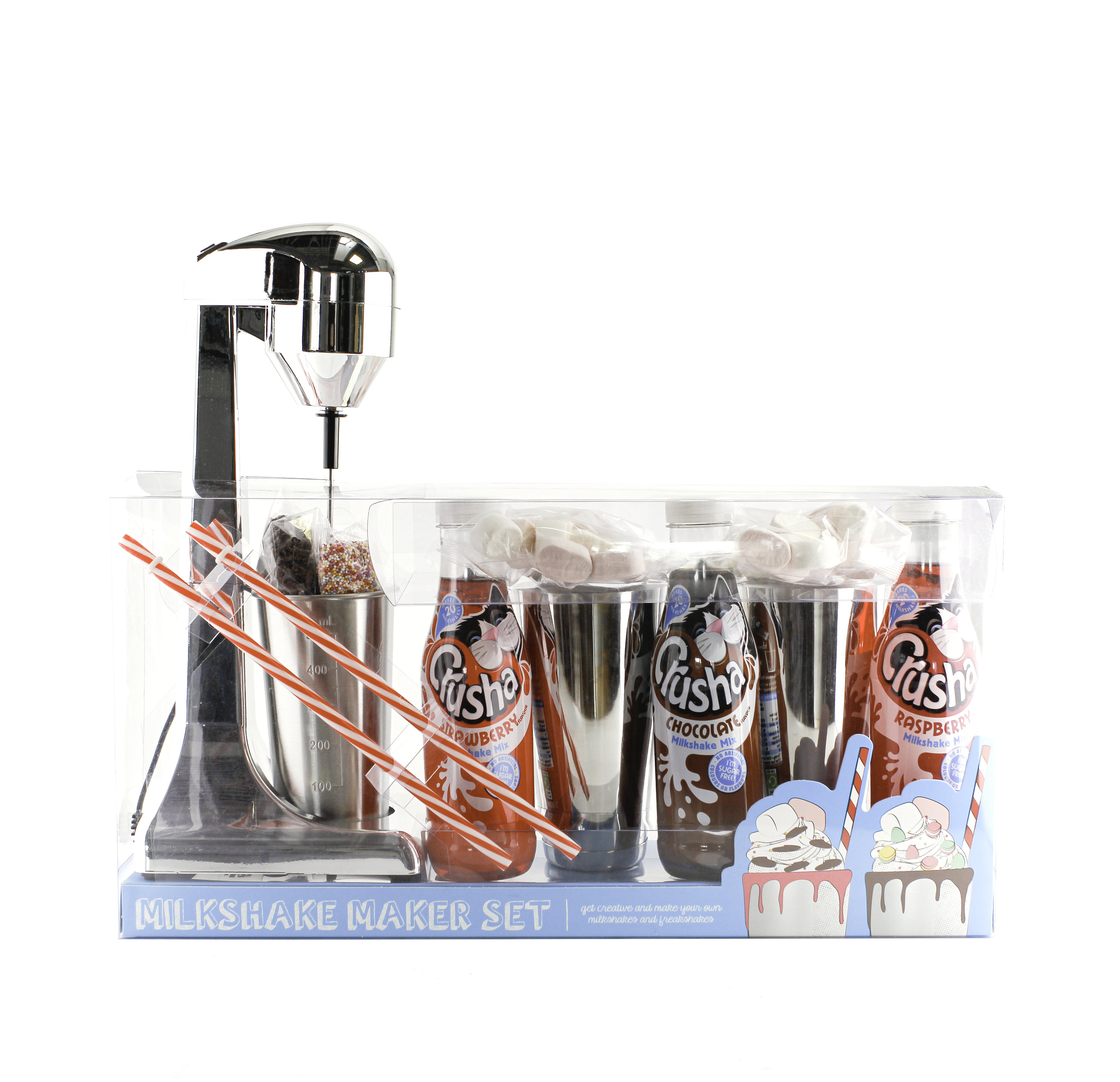 Make Your Own Milkshake Kit - Selection of mix treats and Jar included, a  Perfect Gift for Kids