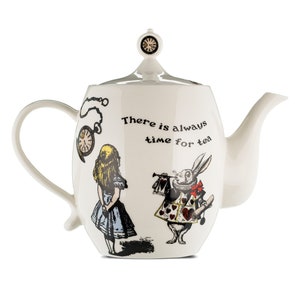 Alice In Wonderland Teapot | Birthday Gifts, Anniversary Gift, Gift Ideas For Tea Lovers, Gifts For Her, Creative Gifts