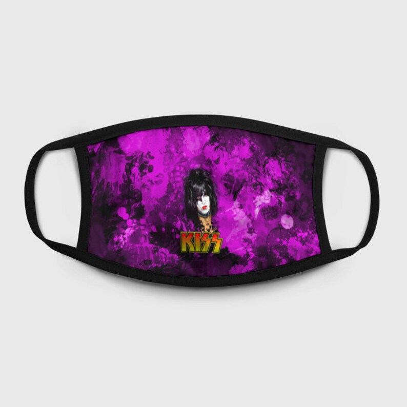 KISS Band Face Mask Rock Mask Paul Stanley Mask Reusable Etsy