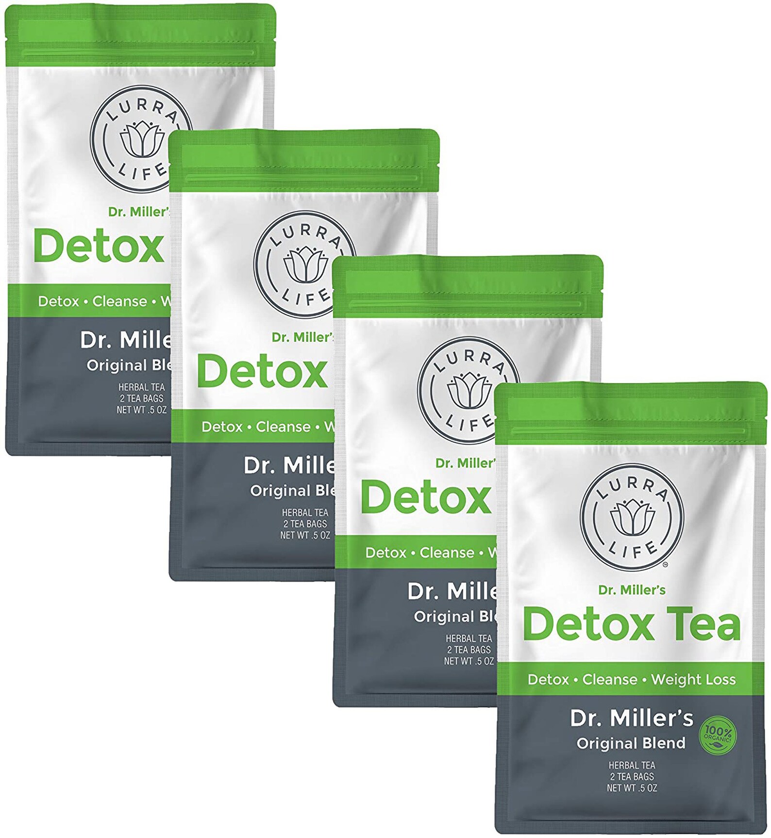 Dr. Millers Wt. Loss Herbal Organic Detox Tea LurraLife Etsy