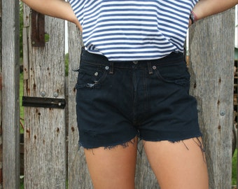 Black Levi Shorts - Etsy UK