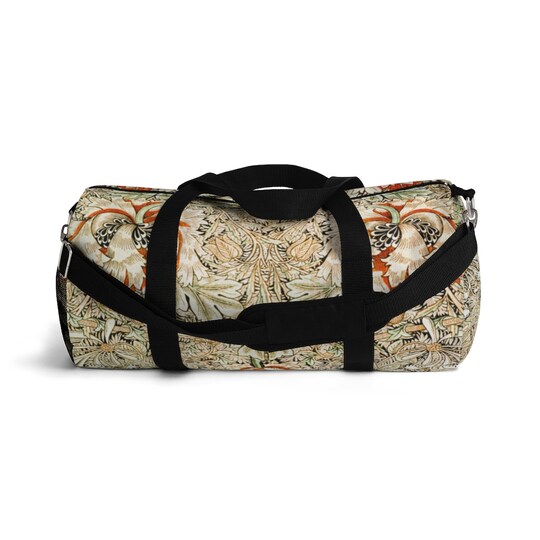 Boho Duffle Cottagecore Honeysuckle Pattern Lightweight Duffle Bag