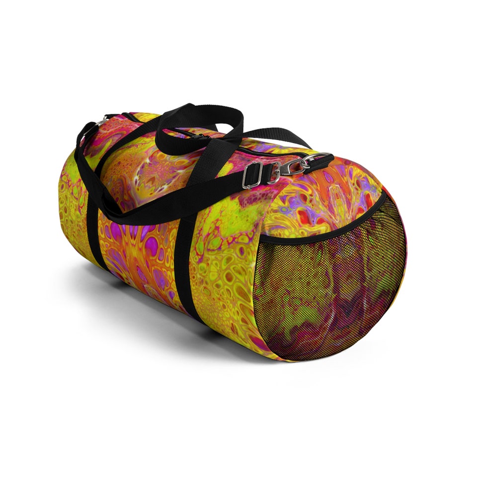 Discover Yellow Cosmos Travel Bag Duffle Bag