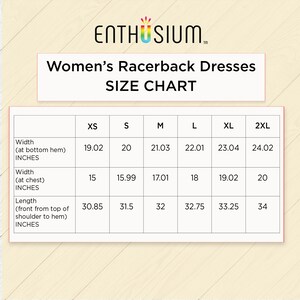 Women's Racerback Dress, Boho, Hippy Style, Noir Landscape, Minidress image 8