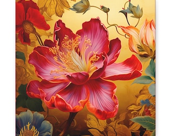 Wild Blossoms #5, Canvas Gallery Wrap- in 8 sizes!