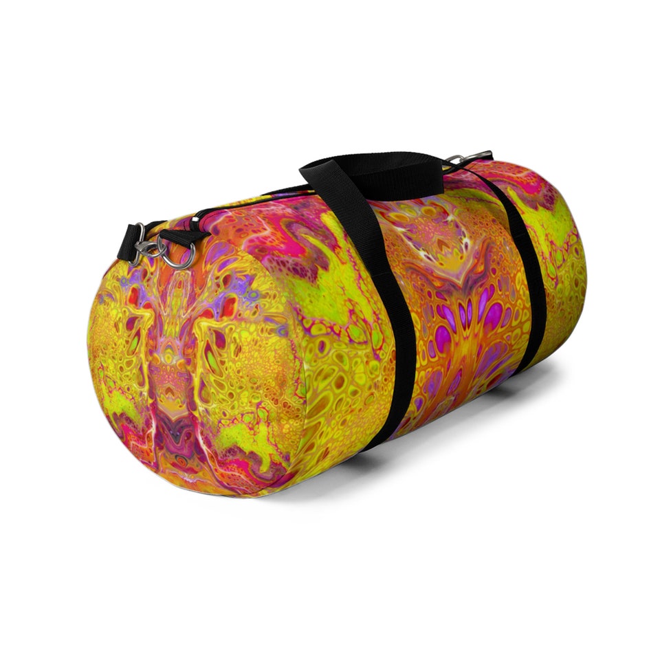 Discover Yellow Cosmos Travel Bag Duffle Bag