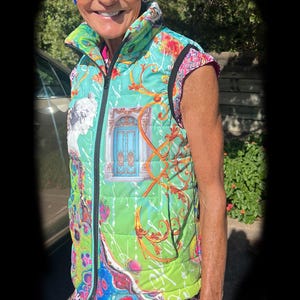 Wild Blue Max Quilted Vest