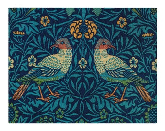 Bird Tapestry Woven-Look Placemats