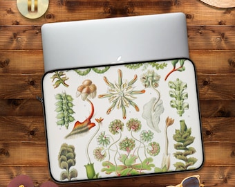 Laptop Sleeve, Cottagecore, Botanicals, Boho Laptop Case