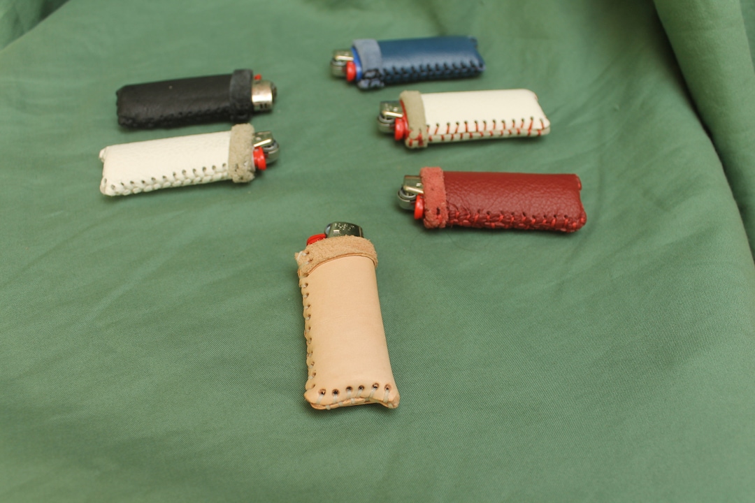 Bic Lighter Covers, Handsewn Leather, Lighter Cover, Etsy
