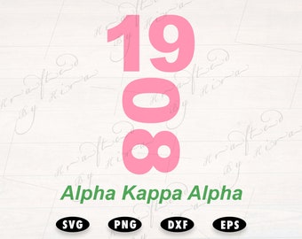 Aka Sorority Svg Etsy