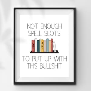 INSTANT DOWNLOAD Dungeons and Dragons Digital Download dnd Print Wall Decoration Geek Gamer Gift Art Decor DnD