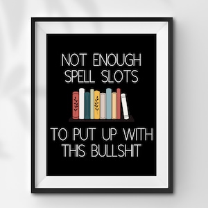 INSTANT DOWNLOAD Dungeons and Dragons Digital Download dnd Print Wall Decoration Geek Gamer Gift Art Decor DnD