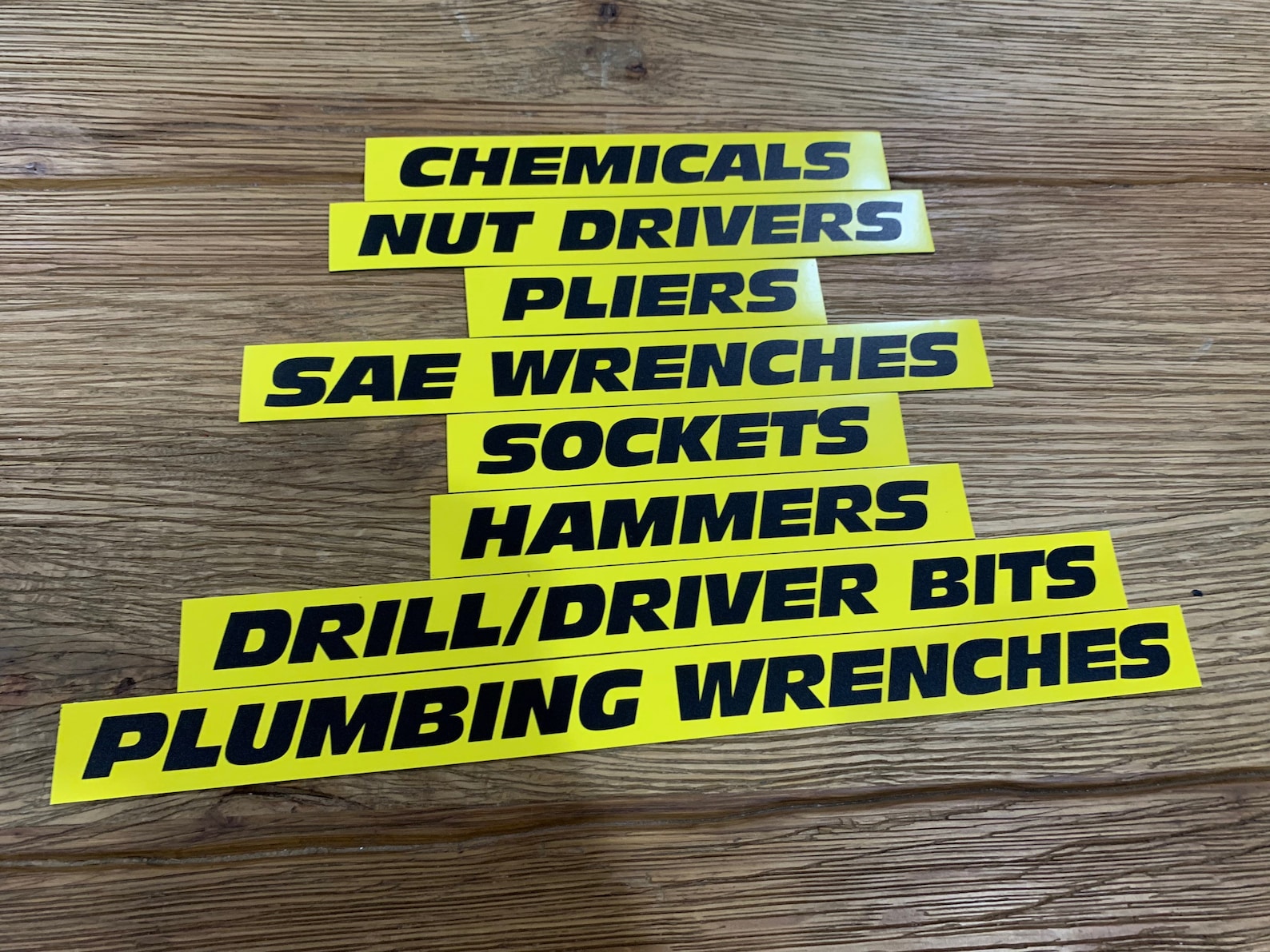 10x Custom Toolbox Labels Etsy