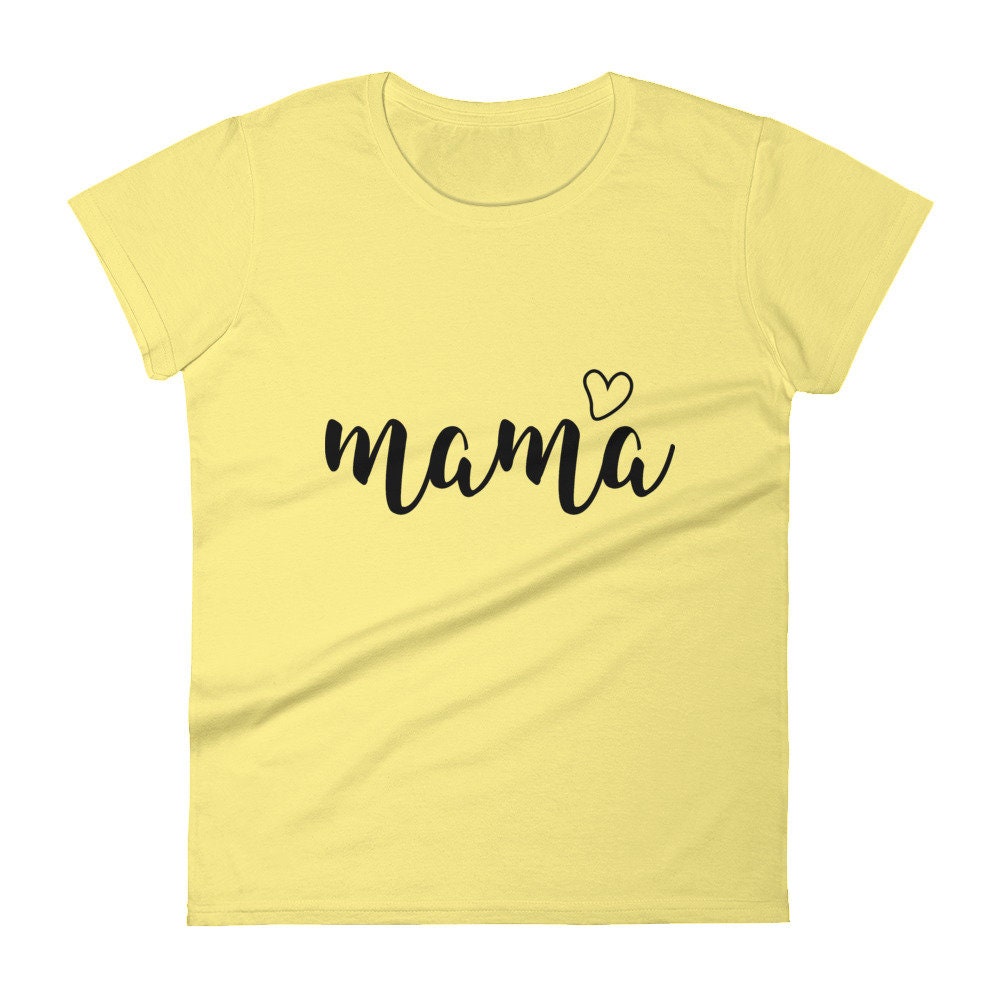 Mama Shirt Love Mom Shirt Proud Mom Family Shirt Women | Etsy