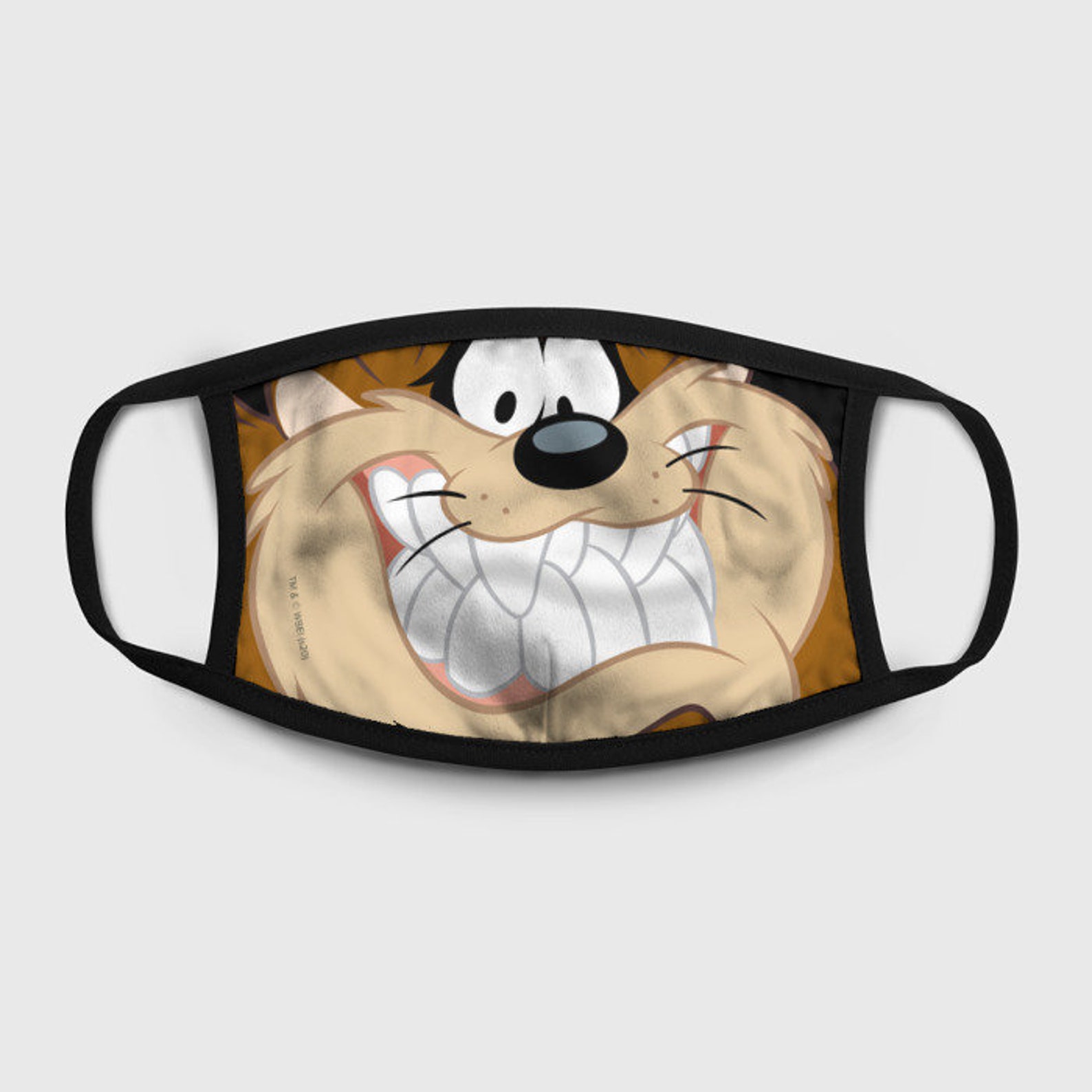 Taz Face Mask Tasmanian Devil Mask Reusable Washable 100 Etsy