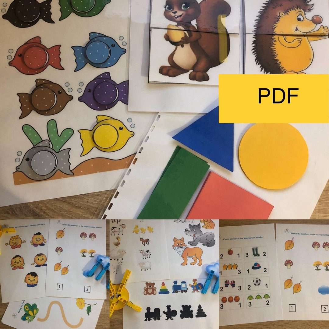 Busy Book 2 3 Year Old. Busy Bag. Learning Kit. Toddler Etsy