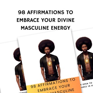 Umarme männliche Energie Affirmationen 98 Affirmationen für männliche Energie Print bereit digitaler Download