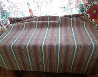 Vintage woven tablecloth , retro tablecloth, folk tablecloth , kitchen tablecloth , tablecloth vintage, tablecloth , table textiles (F-8)