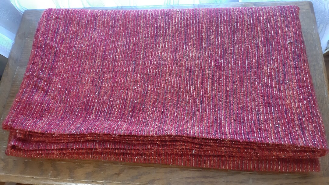 Scandinavian Woven Vintage Bed Cover Bedspread Patchwork Throw Vintage